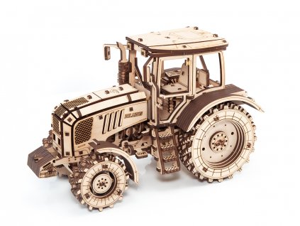 11712 1 drevene mechanicke 3d puzzle traktor belarus 2022
