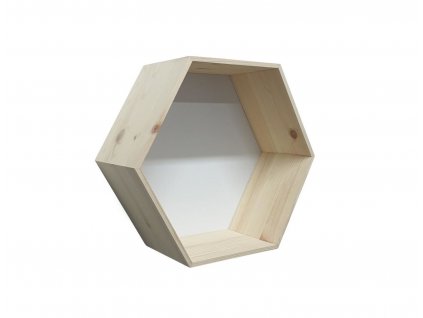 11784 2 prirodni police hexagon 35 x 30 5 x 14 cm