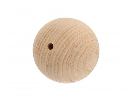 Dřevěný navlékací korálek 5 cm