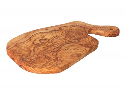 10824 1 ovalne prkenko z olivoveho dreva s rukojeti 30 cm