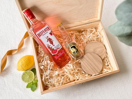 Dárková krabička - Beefeater Pink