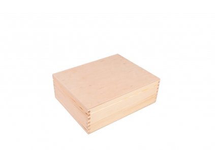 Dřevěná krabička s pořadačem