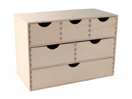 Dřevěný organizér V
