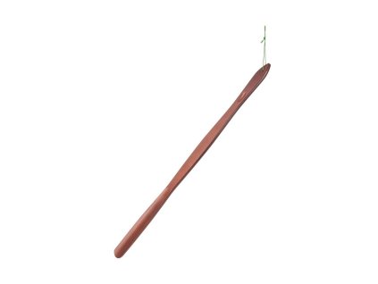 Dřevěná lžíce na boty - tmavá
