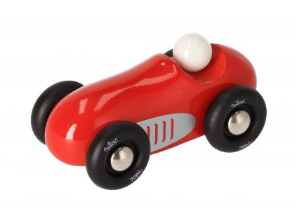 3555 1 drevene sportovni auto mini cervene
