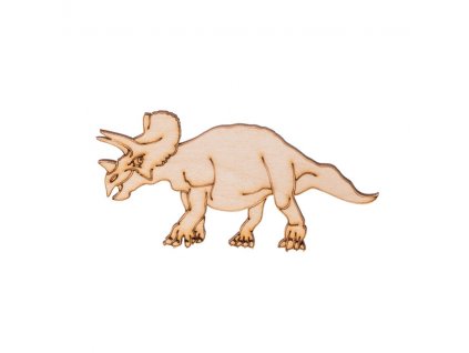 Dřevěný dinosaurus IV 5 x 10 cm