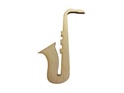 4647 1 dreveny saxofon 7 x 4 cm