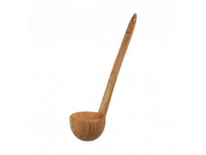 Dřevěná naběračka 36cm tmavá - žufánek
