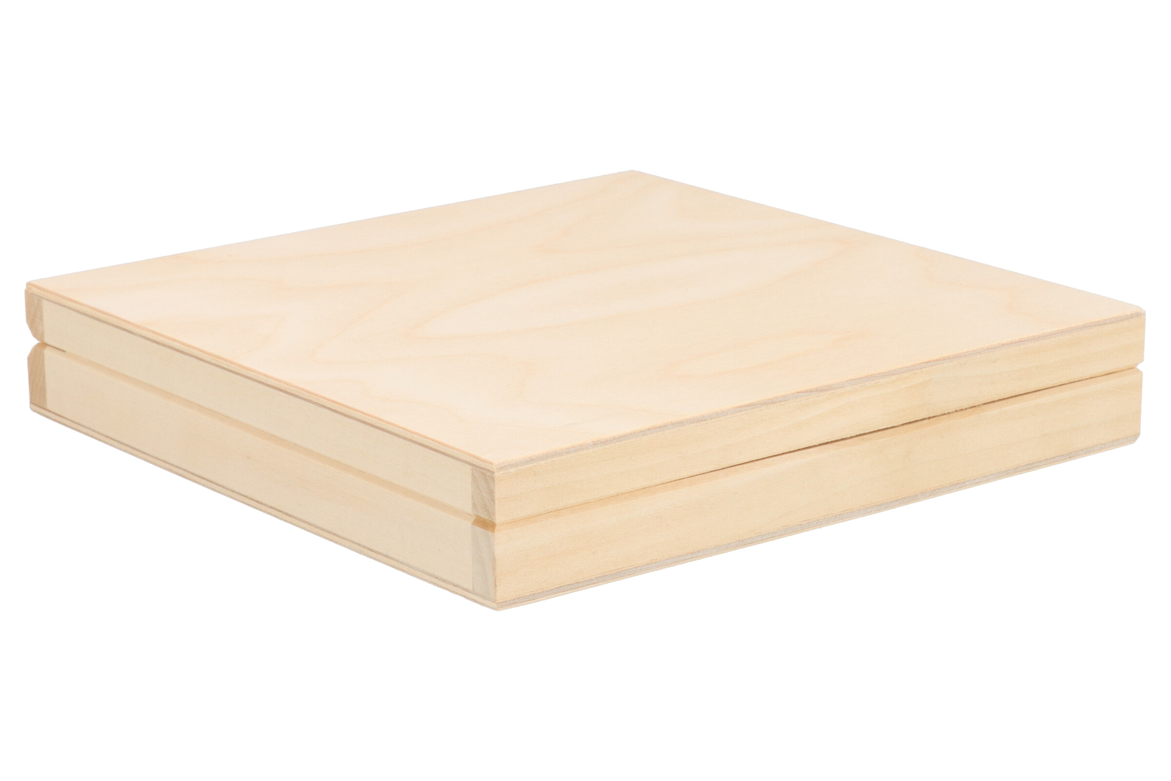 Dřevěná krabička 20 x 20 x 3,5 cm