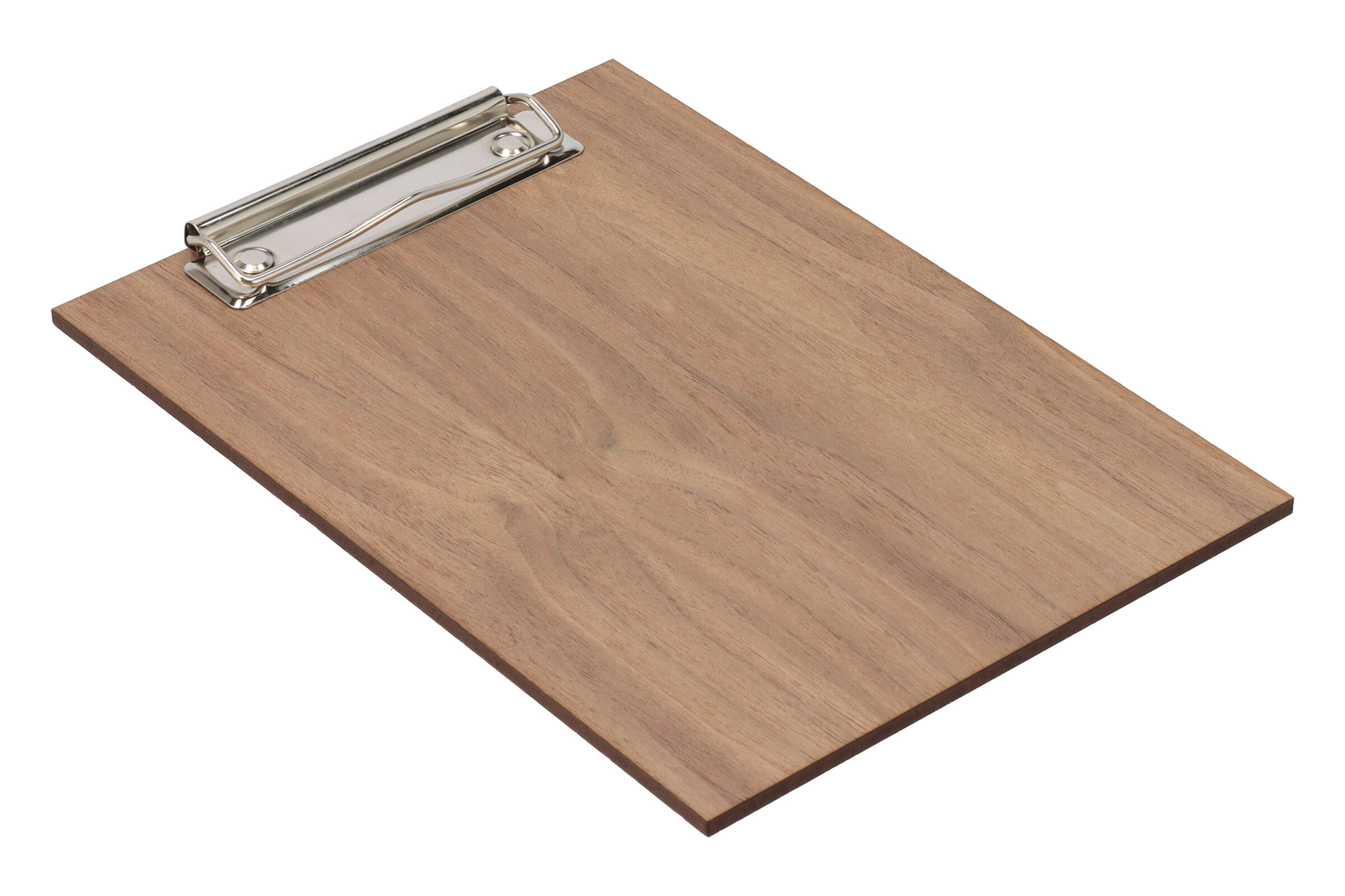 Dřevěná deska s klipem A4 - ořech