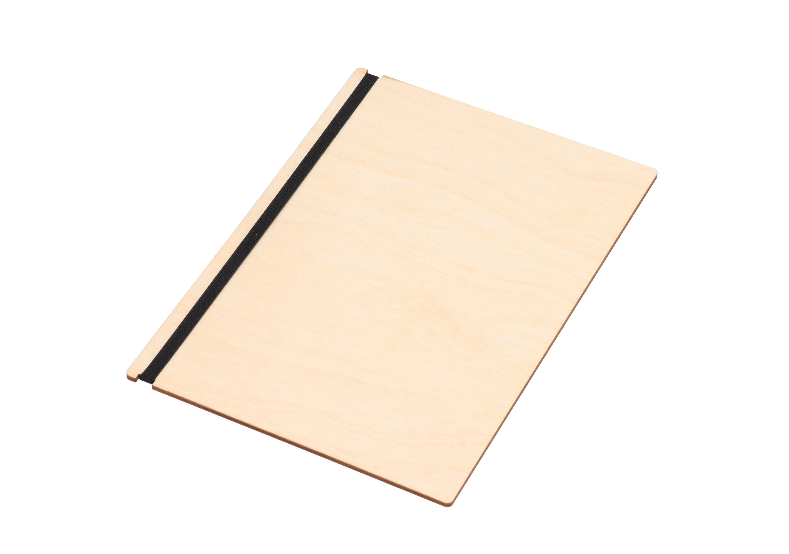 Dřevěná deska na menu A5 - bříza