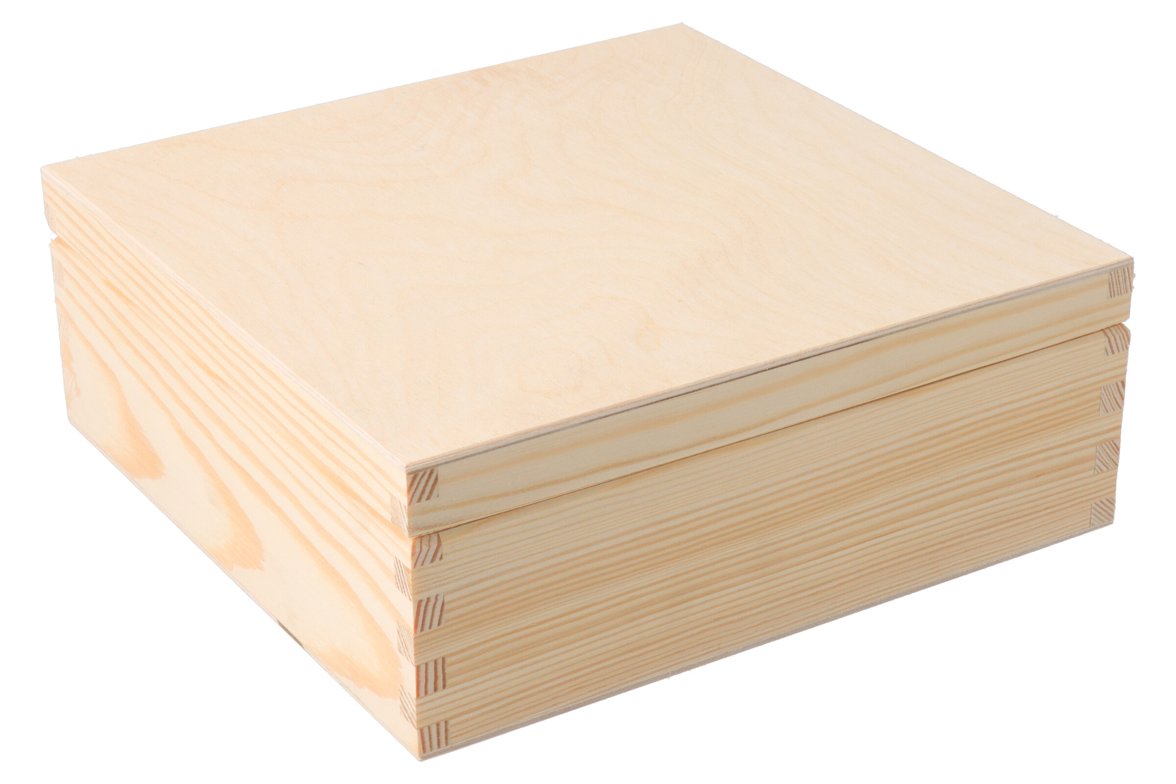 Dřevěná krabička 25 x 25 x 9 cm