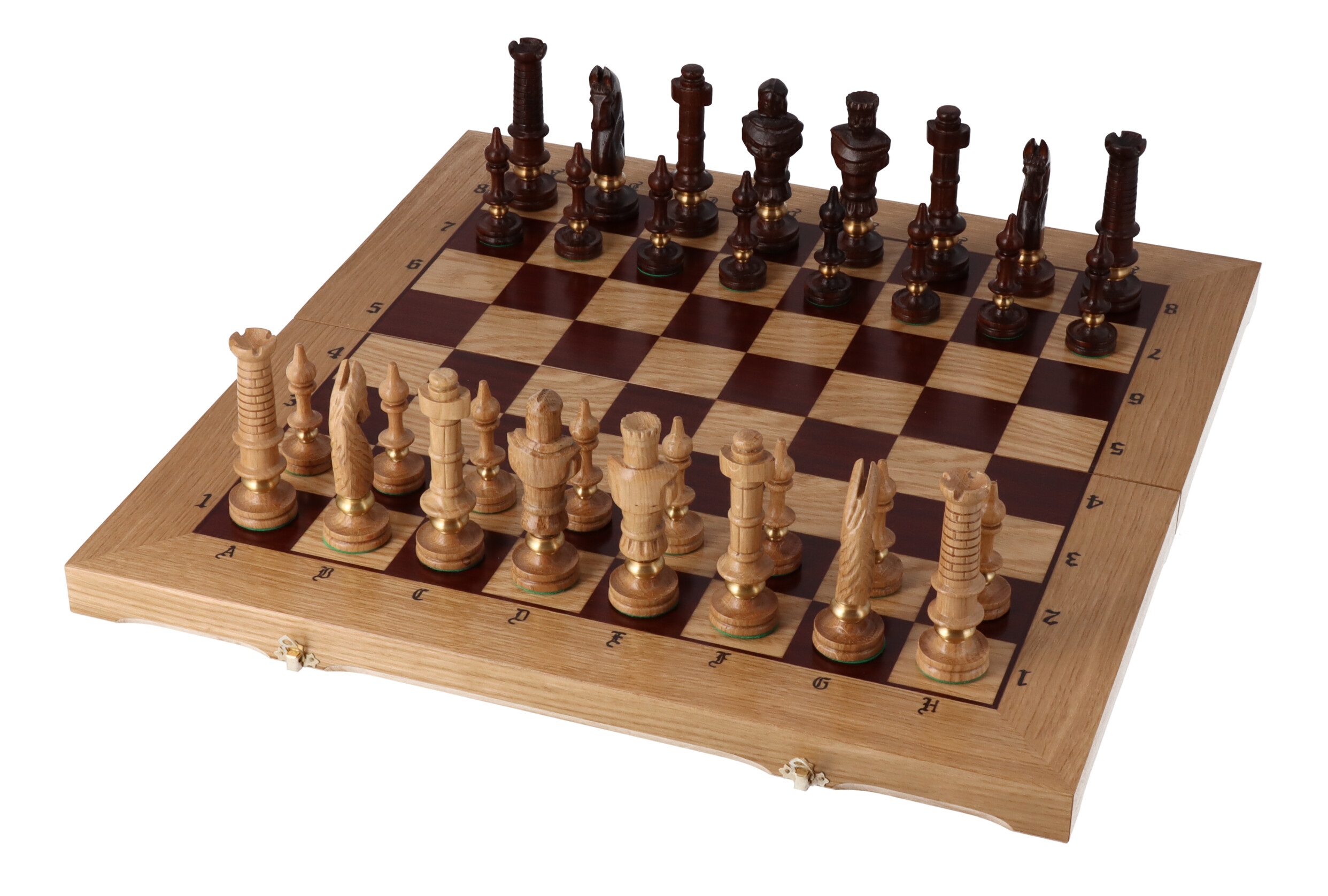 Dřevěné šachy 62 x 62 cm