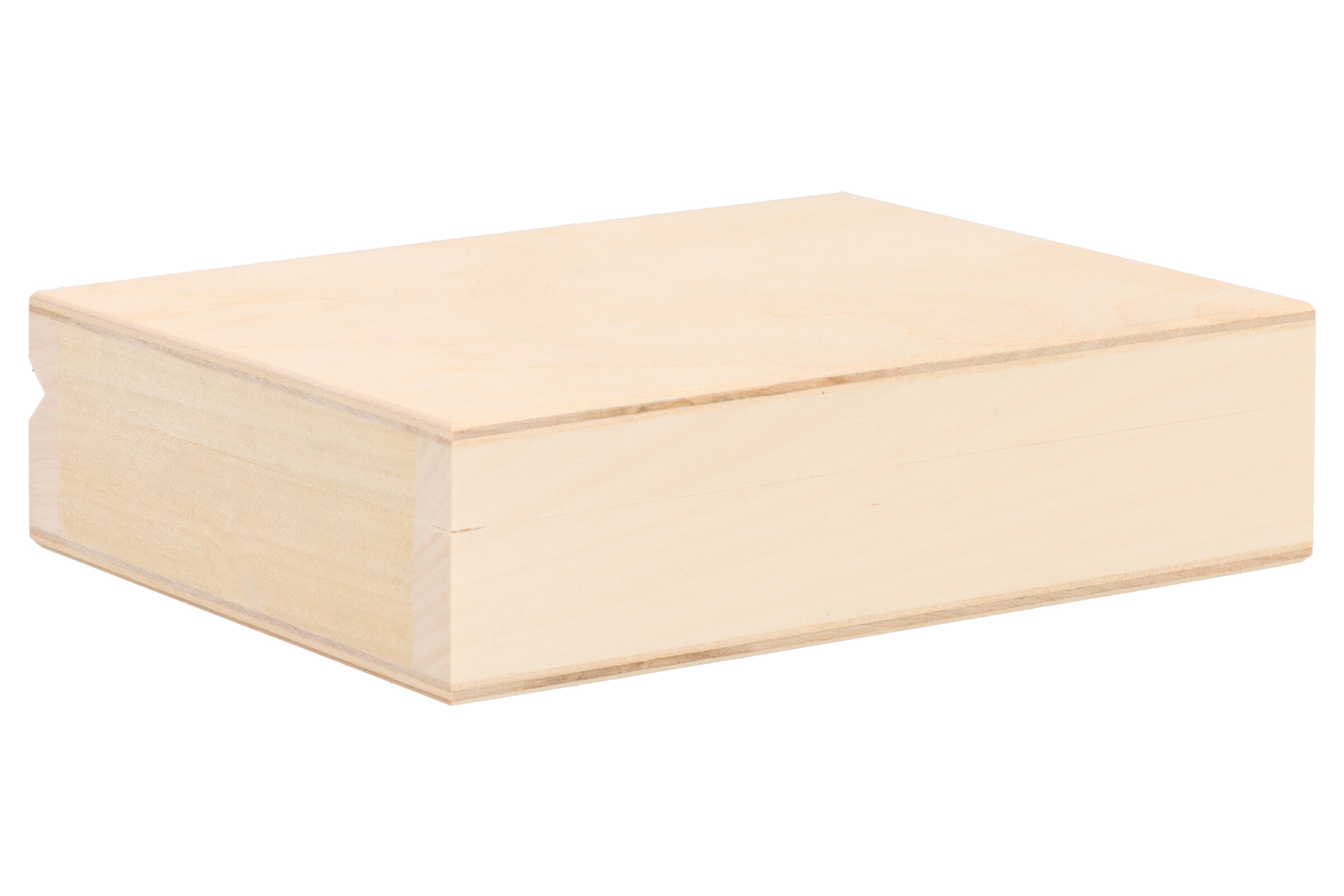 Dřevěná krabička na karty