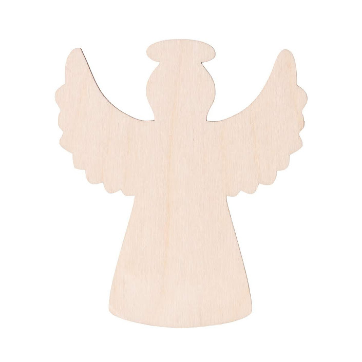 Dřevěný anděl XI 10 x 9 cm
