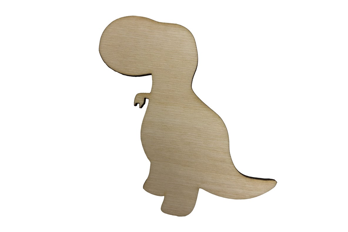 Dřevěný dinosaurus XI 8 x 8 cm