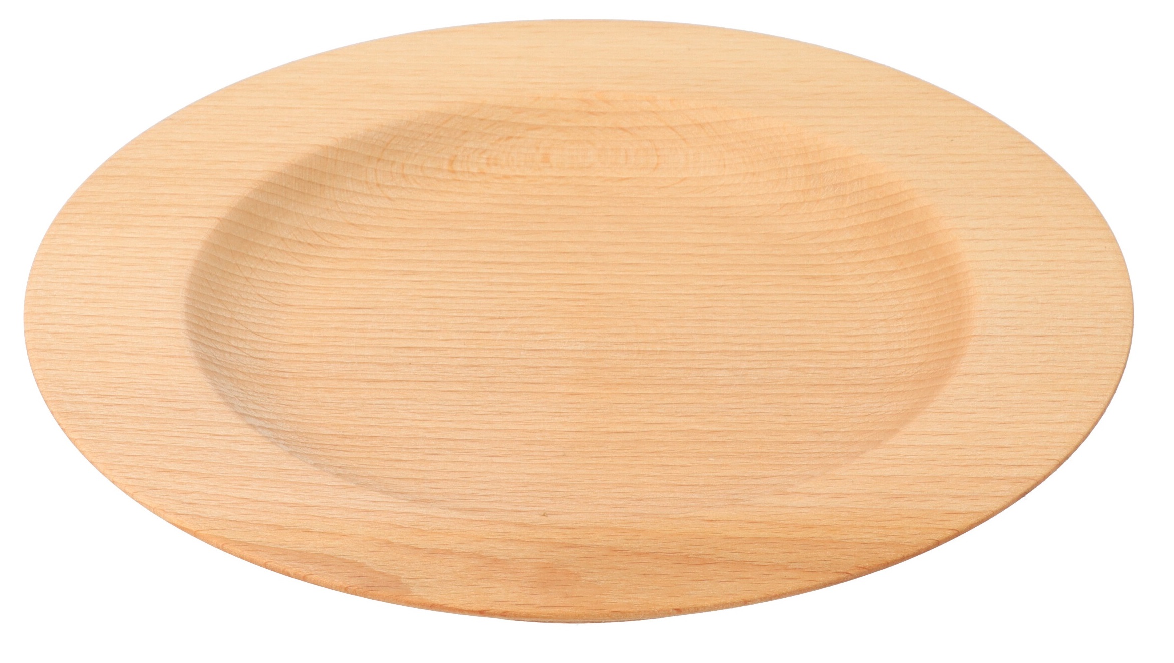 Stylový dřevěný talíř