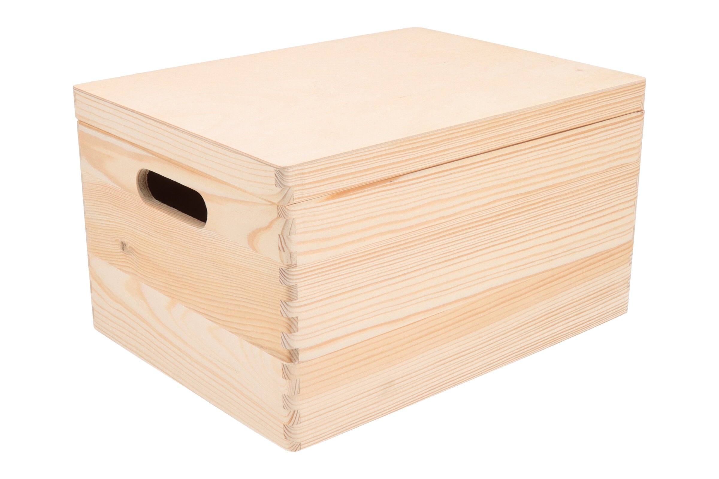 Dřevěný box s víkem 40 x 30 x 23 cm