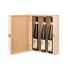 2523 4 drevena krabicka na 3 vina xii