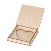 Dřevěná krabička na snubní prstýnky