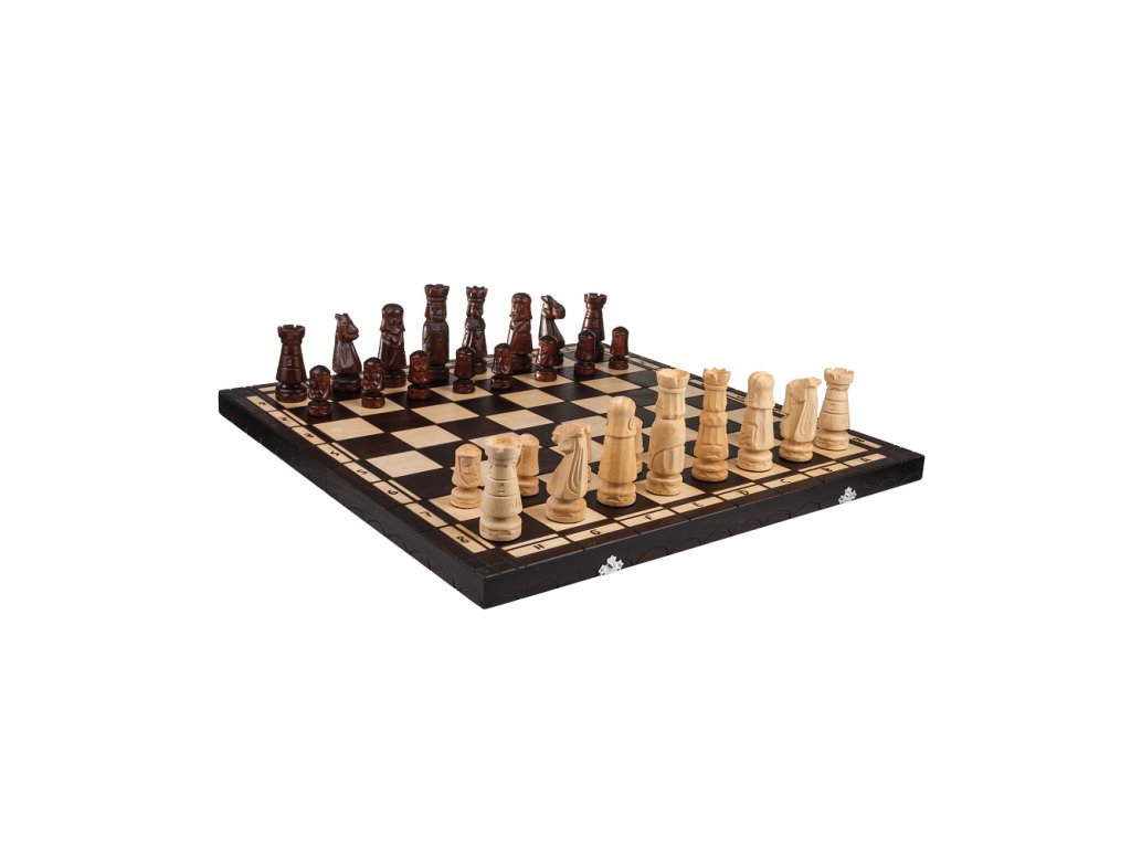 Drevený šach veľký 60 x 60 cm