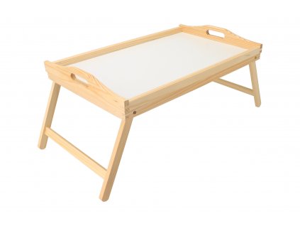 Agátový servírovací stolík do postele