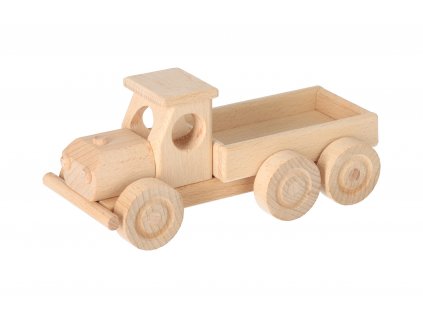 Dřevěné nákladní auto s korbou