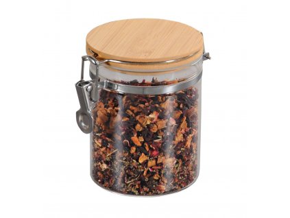 Skleněná dóza s klipem - 600 ML