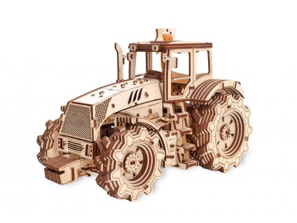 11628 3 drevene mechanicke 3d puzzle traktor