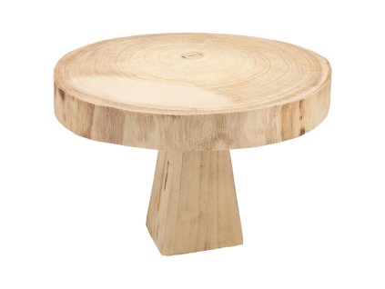 Drevený podnos na tortu - 30 cm