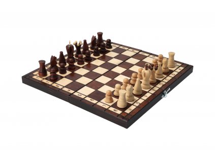 Drevený šach malý 31 x 31 cm