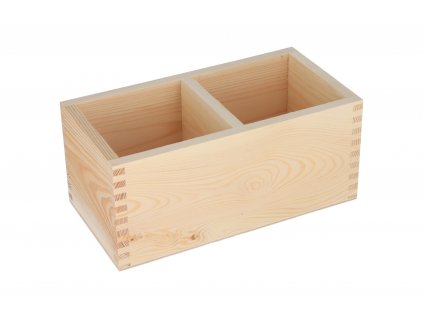 Drevený stojan na kancelárske potreby