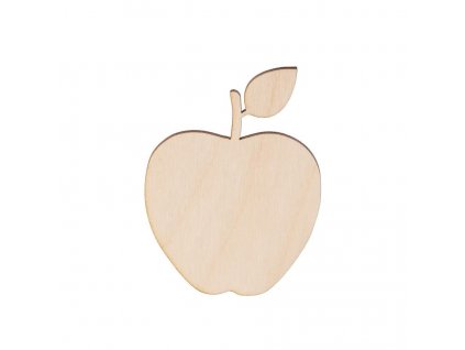 Drevené jablko 8 x 6 cm