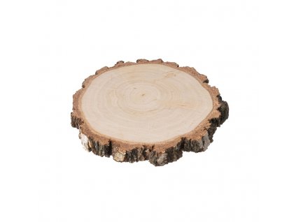 5283 2 drevena podlozka z kmene brizy s kurou 8 10 cm