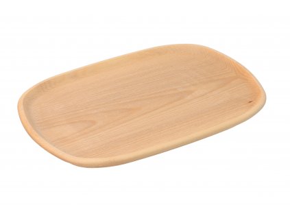 Štýlový drevený podnos malý