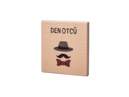 Dřevěný podtácek - Den otců