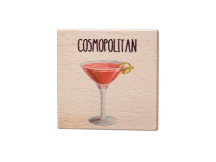 Dřevěný podtácek - Cosmopolitan