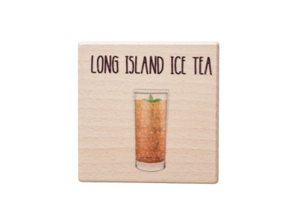 Dřevěný podtácek - Long Island Ice Tea