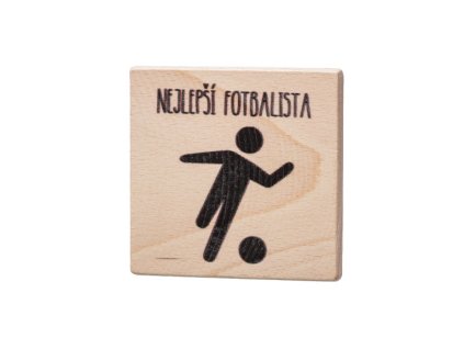Dřevěný podtácek - Nejlepší fotbalista