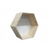 11787 2 prirodni police hexagon 38 5 x 33 5 x 15 cm