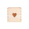 Drevený stojan so srdiečkom II