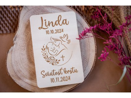 Drevená obálka ku KRSTU II