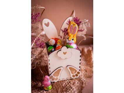 drevená veľkonočná krabička ušiak