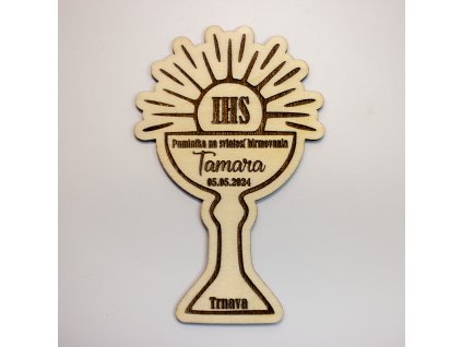 Pamiatka na 1. sv. prijímanie kalich