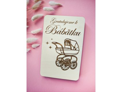 Drevená obálka K NARODENIU II