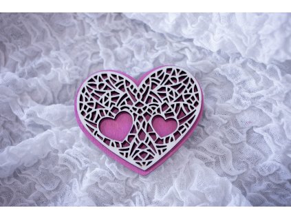 Tanierik na obrúčky srdce Ornament 2
