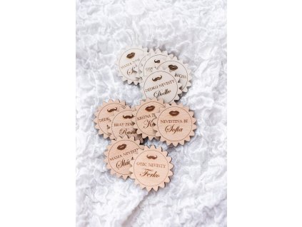 Menovka na svadobný stôl Tartaletka