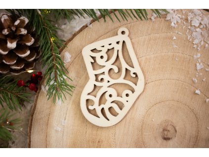Drevená vianočná ozdoba Ornament 4