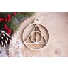 Drevená vianočná ozdoba Harry Potter Sada