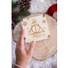 Drevená vianočná ozdoba Harry Potter Sada